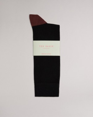 Mid Blue Men's Ted Baker Clasic Plain Sock Price In India | L5H-6740