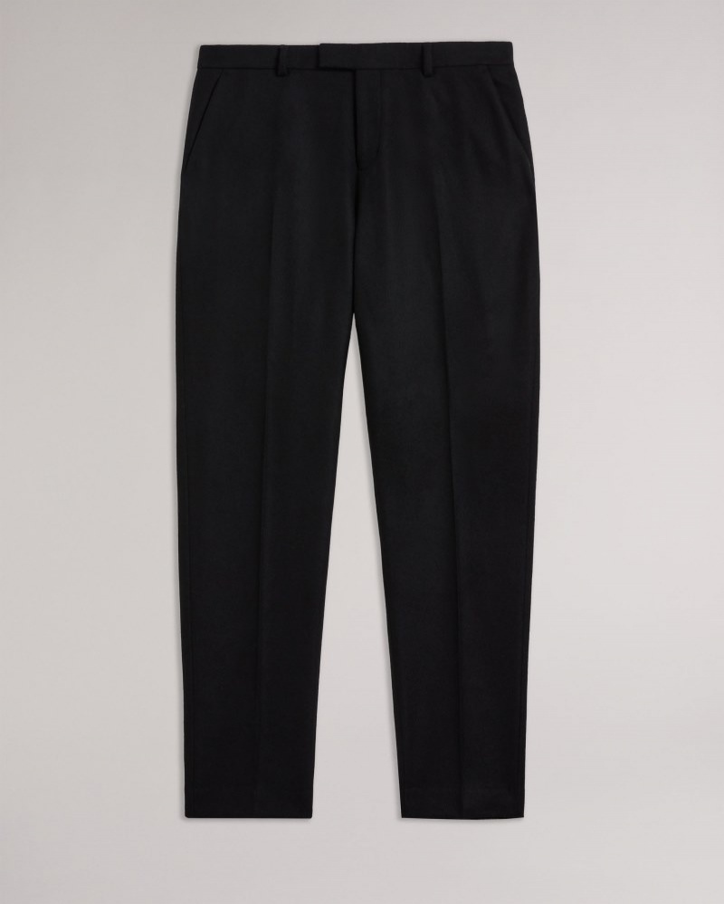 Black Men's Ted Baker Badsey Slim Fit Trs Pants Price In India | V5X-7008