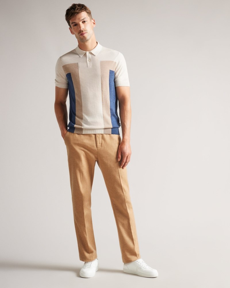 Black Men's Ted Baker Badsey Slim Fit Trs Pants Price In India | V5X-7008