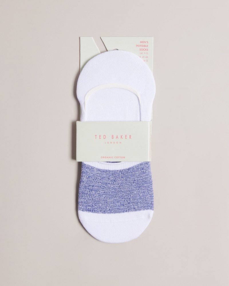 Black Men's Ted Baker Nosock Invisible Sock Price In India | Z5I-2633