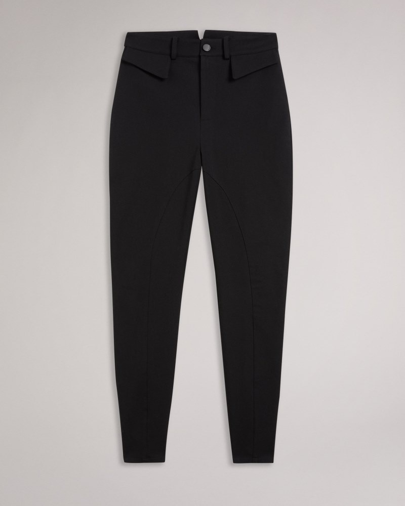 Black Women's Ted Baker Tesia Panelled Leggings Leggings Price In India | X9E-1673