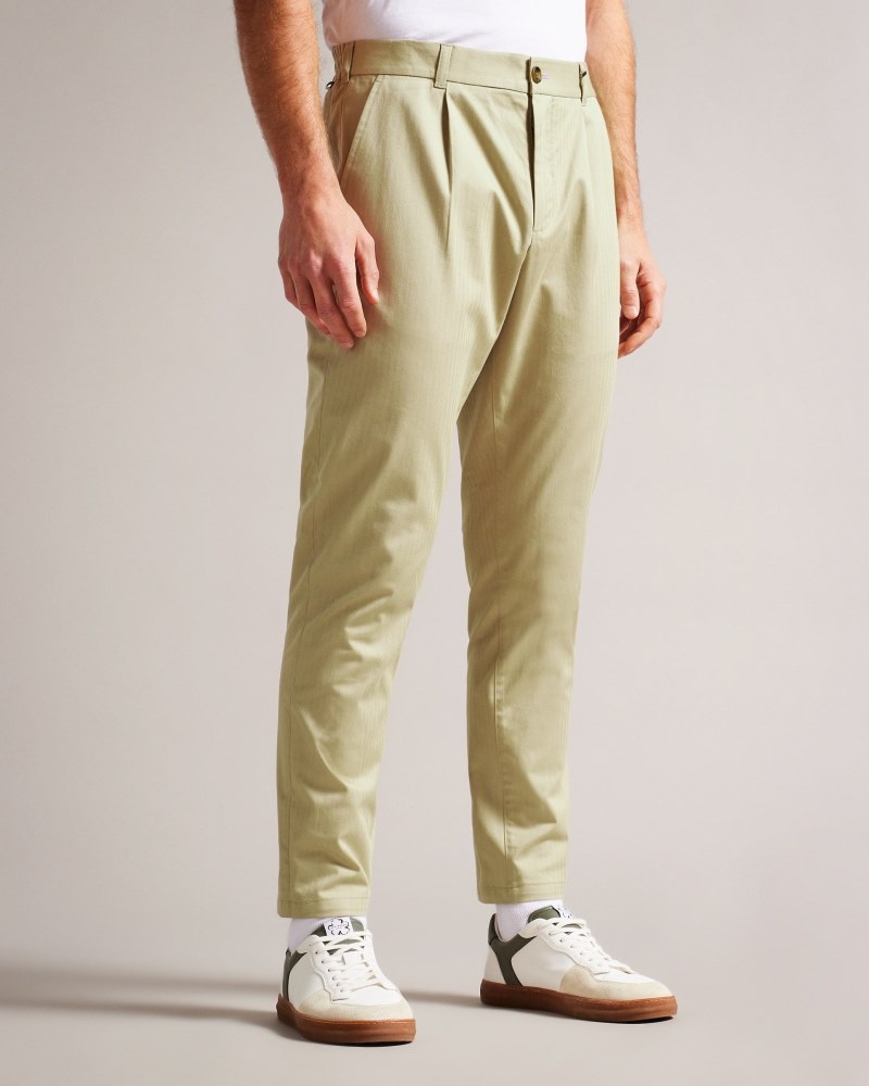 Natural Men's Ted Baker Bossar Camburn Regular Fit Trousers Price In India | Y2S-6868