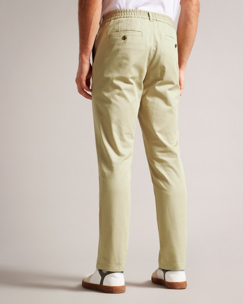 Natural Men's Ted Baker Bossar Camburn Regular Fit Trousers Price In India | Y2S-6868