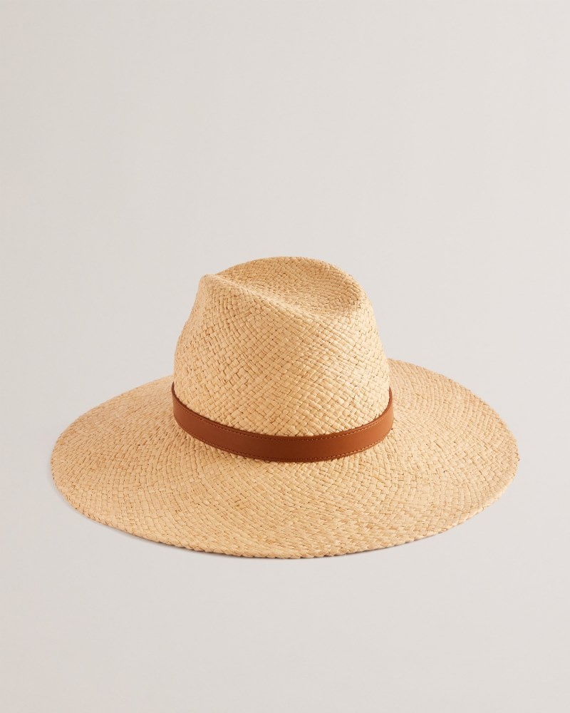 Natural Women's Ted Baker Hariets Straw Hat Price In India | X1W-2378