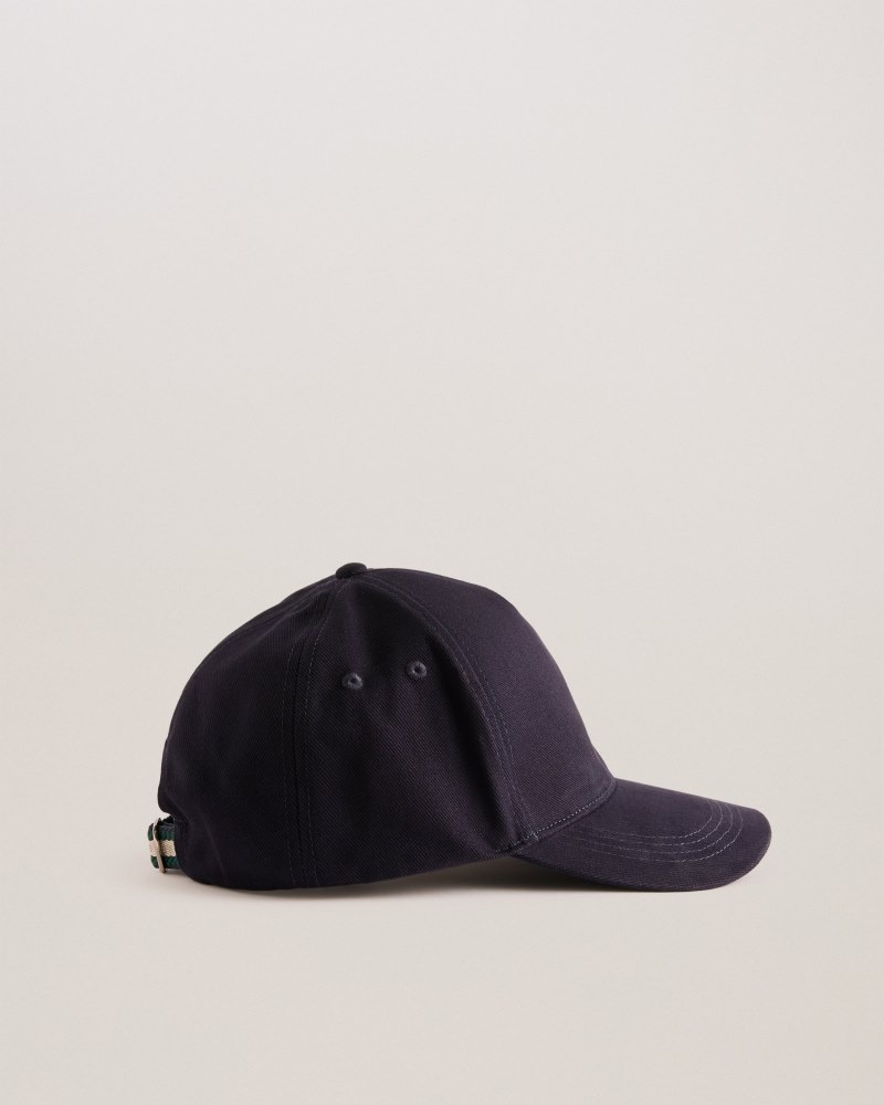 Navy Men\'s Ted Baker Sammss Cap with Webbing Strap Caps Price In India | C1P-2503