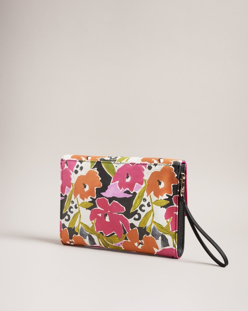 Pink Women's Ted Baker Magnoly Printed Magnolia Price In India | F0S-0075