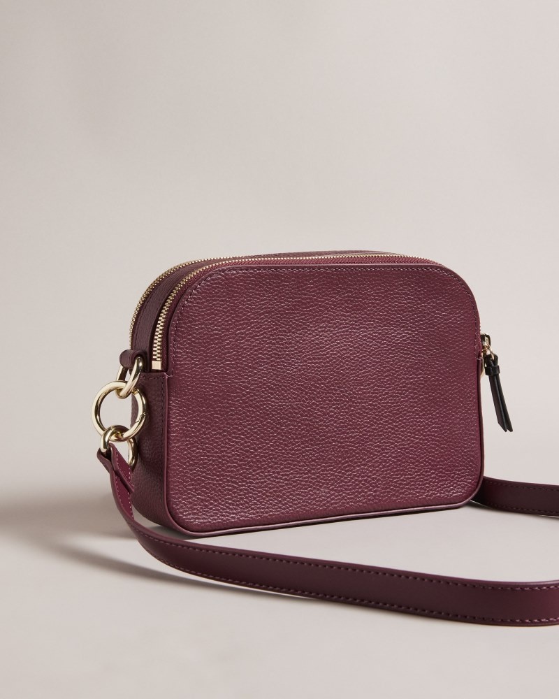 Purple Women's Ted Baker Darcelo Branded Webbing Camera Bag Price In India | Z5E-9771