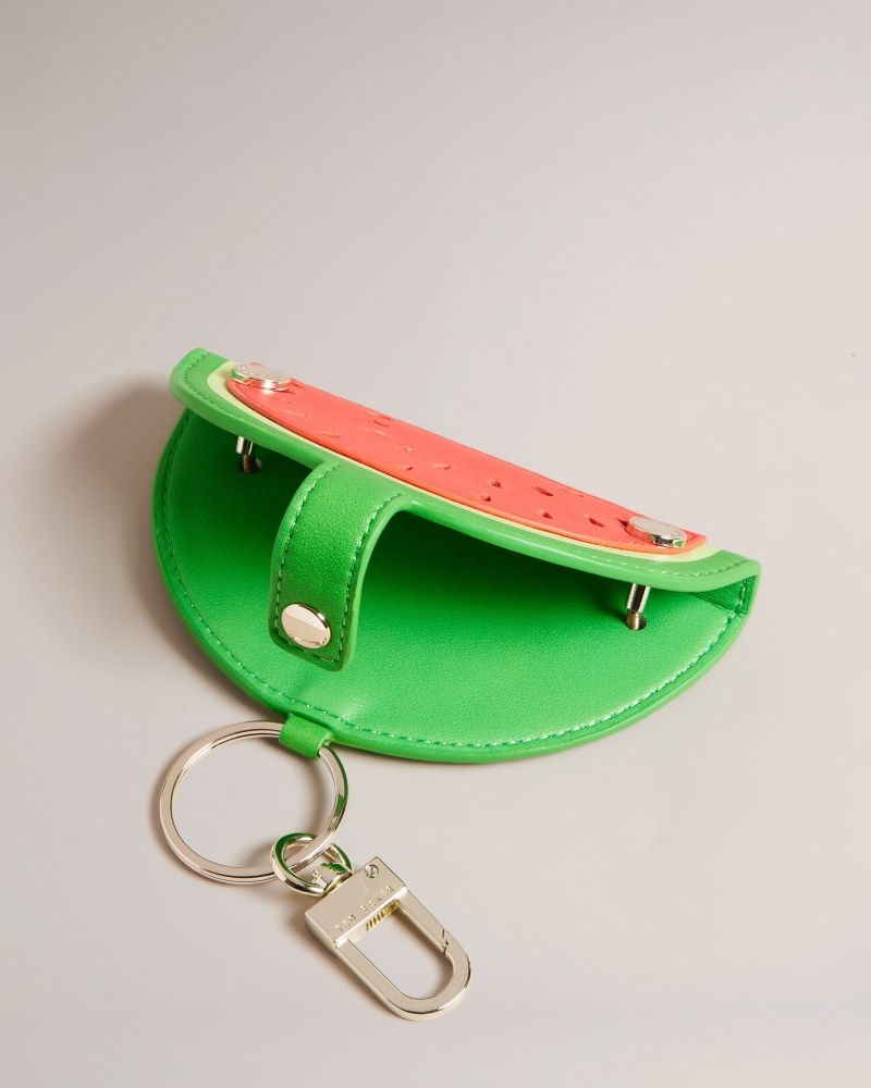 Red Women's Ted Baker Wmelon Watermelon Keyring and Card Holder Price In India | K9C-4203