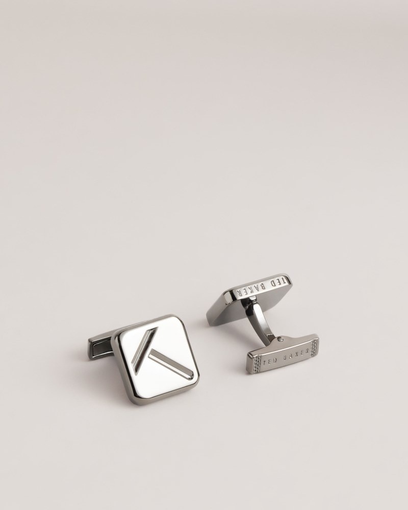 Silver Men's Ted Baker Klassik Metal Cufflink And Tie Pin Set Cufflinks Price In India | Y1L-1280