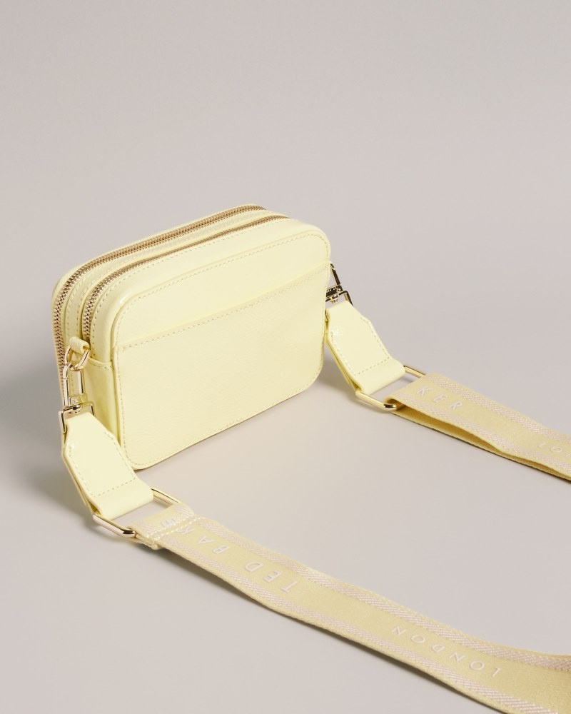 Yellow Women's Ted Baker Stunnie Webbing Mini Camera Bag Price In India | E3W-7529